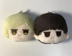 呪術廻戦 じとっと フェイスぬいぐるみキーホルダー 灰原雄 七海建人