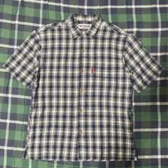 LUCKY STRIKE ラキスト　ボックスシルエット　オンブレチェックシャツ