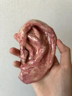美術で作った耳