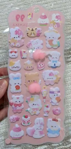 PP ANIMAL PARTY ステッカー シール　おしりシール