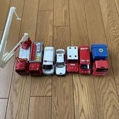緊急車両ミニカーセット７台