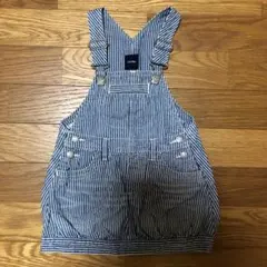 デニム ジャンパースカート オーバーオール  90