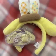 サンリオパッケージチャーム&ミニカチューシャ　ポムポムプリン