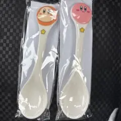 即日発送　ファミリーマート星のカービィオリジナルスプーンカービィ ワドルディ２点