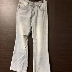フレアデニムパンツ
