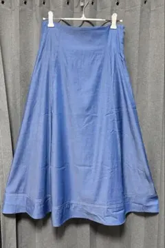 バックレース アップテンセル デニム フレアスカート tocco closet