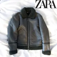 KAZU様購入品　メンズ/ZARA/フェイクムートンジャケット　XL
