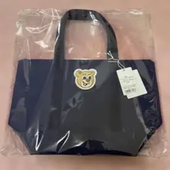 新品未開封✨新品 オールドテディ ワッペントートバッグ ネイビー 小