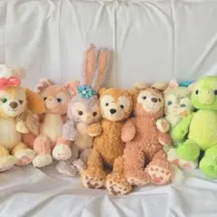 ディズニーシー　ダッフィー＆フレンズ　Sサイズ　ぬいぐるみ　コンプリート
