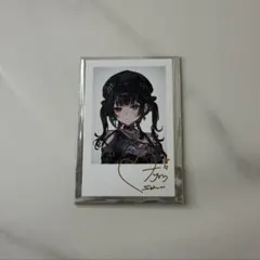 千凛あゆむ チェキ風カード 箔押しサイン入り にじさんじ - メルカリ