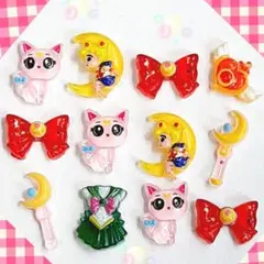 セーラームーン　ネイルパーツ　12P