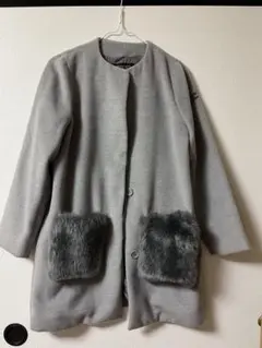 Jenni Love グレー フリースコート