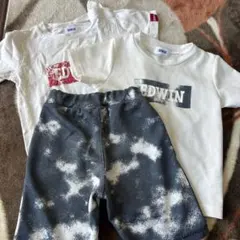EDWIN Tシャツ2枚とショートパンツセット