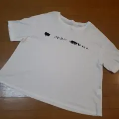 美品センソユニコ芽風★ホワイト 半袖シアーTシャツ　Mサイズのサムネイル