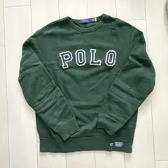POLO RALPH LAUREN ダークグリーン トレーナー Mサイズ