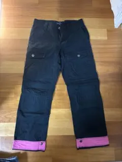 Ralph Lauren カーゴパンツ 140 黒/ピンクのサムネイル