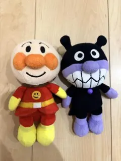 アンパンマン バイキンマン ぬいぐるみセット