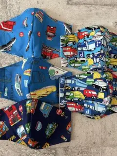 マスク5枚セット＊小学生保育園幼稚園＊男の子＊子ども＊ハンドメイド＊セット