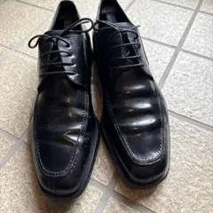 リーガル　ブラックレザー ドレスシューズ レースアップ