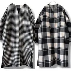 未使用級 MaxMara クチートアマーノ リバーシブルゆったりノーカラ―コートのサムネイル