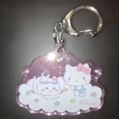 Sanrioサンリオ Chiikawa ちいかわ コラボ キーホルダー　ハチワレ