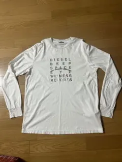 DIESEL 長袖Tシャツ　白