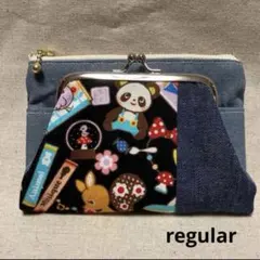 デニムリメイク⭐️刺繍ポケット⭐️母子手帳ケース⭐️通帳ケース