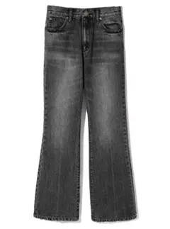 GRL グレイル フレアデニムパンツ[cu161] M ブラック