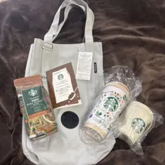 ⭐︎2026福袋⭐︎スターバックス トートバッグ&コーヒー　計5点セット