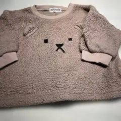 minirand 80サイズ ボアトレーナー ピンク