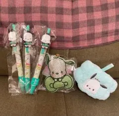 サンリオ ボールペン ジュエリーマスコット 吸水リストバンド ポチャッコ セット