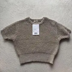 【タグ付き新品】Classical Elf 半袖ニット ベージュ S