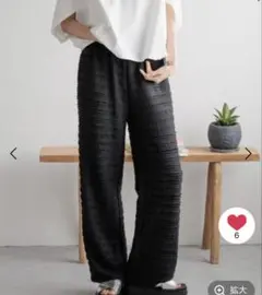 LOWRYS FARM カットフリルパンツ　フレアパンツ