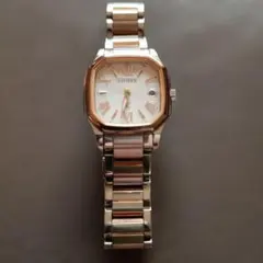CITIZEN Xc エコ・ドライブ電波ソーラーシルバー/ローズ　ジャンクのサムネイル
