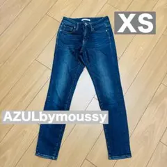 AZUL by moussy スキニーデニム　パンツ　ブルー　XS ストレッチ