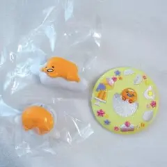 はさむんです ぐでたま クリップ 刺繍缶バッジ セット