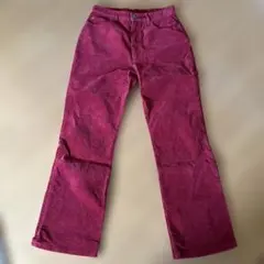 赤い　カジュアルパンツ サイズ70-95 コールテン