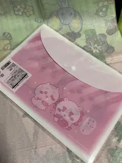 ちいかわ　シーサー　A4 ボタン付きクリアファイル　ケース　フラットケース