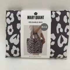 未使用 MARY QUANT リユーザブルバッグ ヒョウ柄
