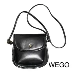 WEGO フラップミニポシェット 黒