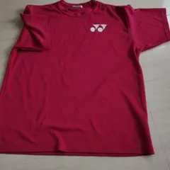 YONEX 濃いピンクLサイズ Tシャツ#h