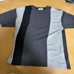 PLUS ONE クルーネックTシャツ バイカラー Sサイズ