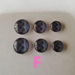 ガラスカボション　和柄　F