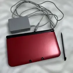 ニンテンドー3DS LL レッド×ブラック 本体 SDカード充電器付 動作確認済
