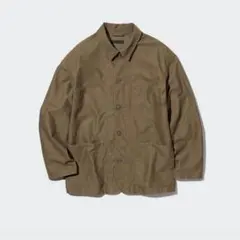 ユニクロ ユーティリティジャケット ブラウン Sサイズ