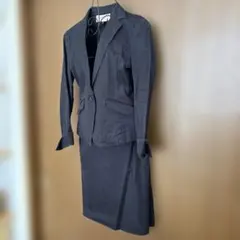 黒 スーツ 上下 セット ビジネス　プロポーション　サイズS 大人リクルート