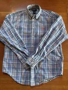 ポロラルフローソン　長袖チェックシャツ　ボーイズXL