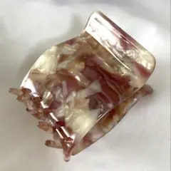 ヘアクリップ　バンスクリップ　バンズ　ヘアアクセサリー　ヘアアレンジ　ピンク