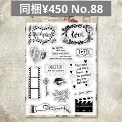 st- 88 ／クリアスタンプ／シリコンスタンプ／ヴィンテージ ／コラージュ素材