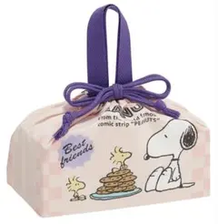 SNOOPY スヌーピー　PEANUTS　ランチ巾着　巾着　弁当袋　給食袋